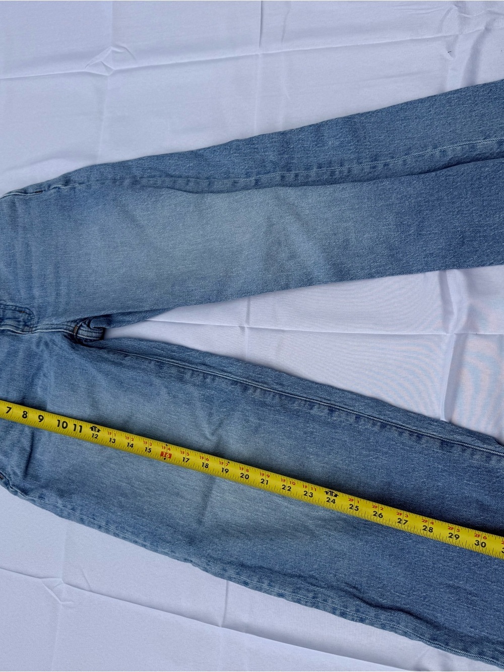 #41 Madewell Light Wash vintage wide-leg crop Jeans size(24) - Picture 5 of 6